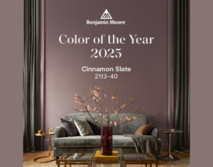 Benjamin Moore's 2025 Color of the Year: Cinnamon Slate